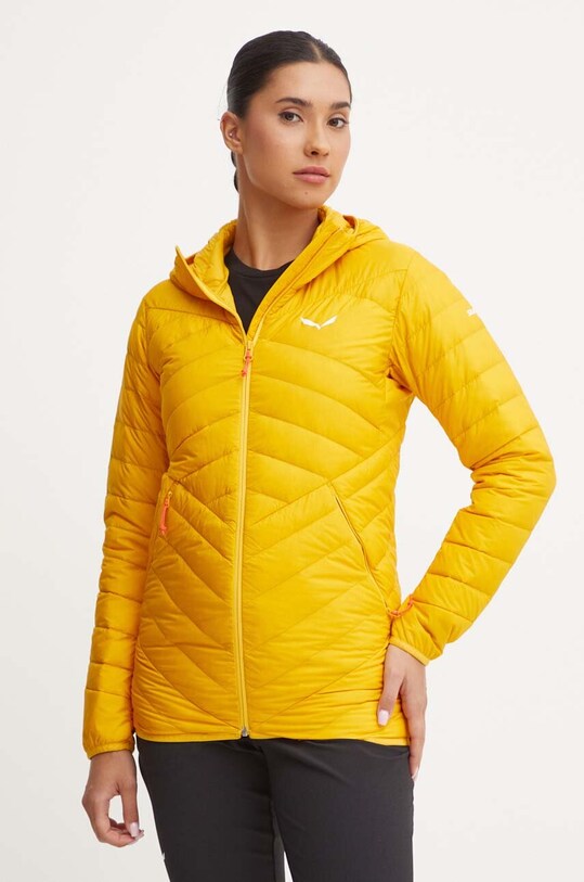 Salewa kurtka sportowa puchowa Brenta pozostałe żółty 00.0000027884