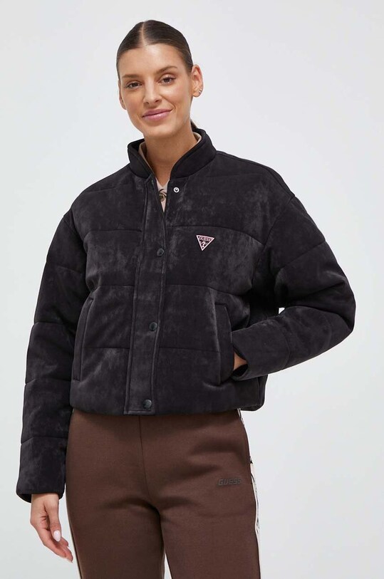 Bunda Guess oversize čierna V3BL00.KBC00