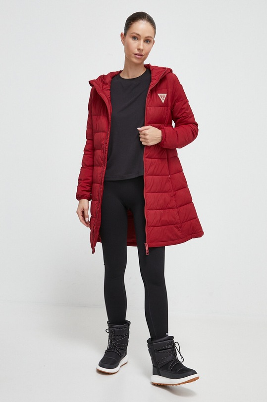 Guess kurtka V3BL12.WF3X0 bordowy AW23