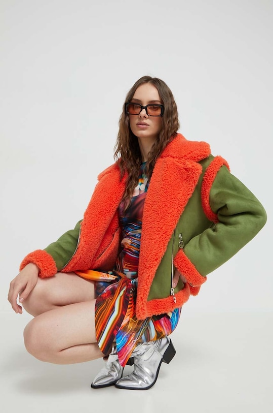 Яке Moschino Jeans уголемена зелен 0602.8716