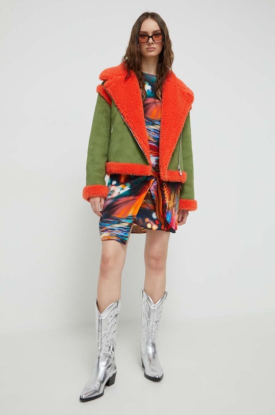 Яке Moschino Jeans 0602.8716 зелен AW23