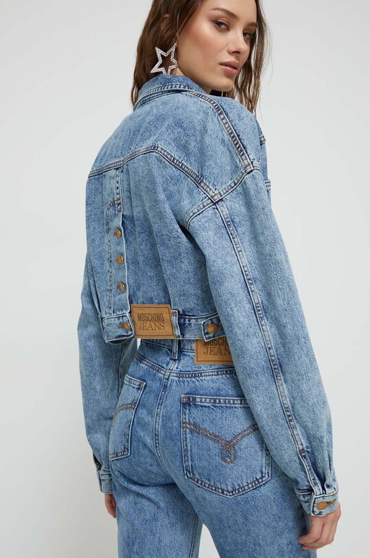Ρούχα Τζιν μπουφάν Moschino Jeans 0515.8736 μπλε