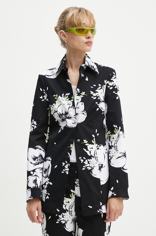 Traper jakna Moschino Jeans za prijelazno razdoblje crna 0515.8736