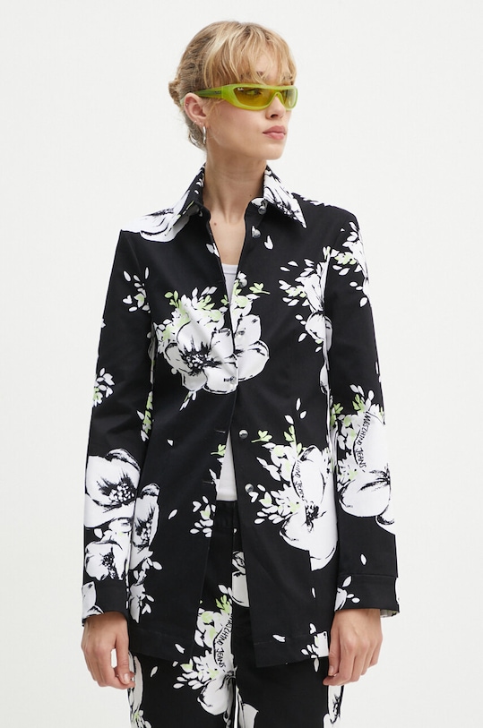 Traper jakna Moschino Jeans za prijelazno razdoblje crna 0515.8736