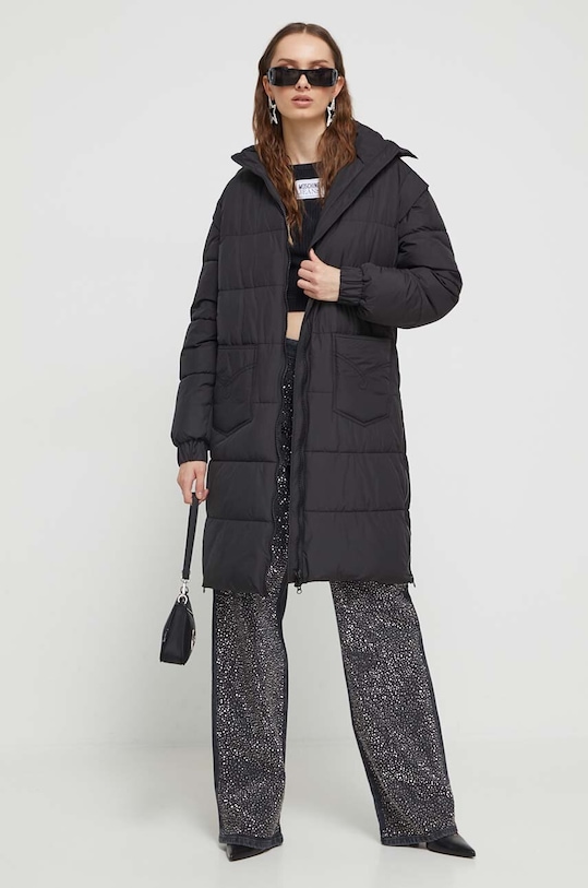 Jakna Moschino Jeans 0608.8720 črna AW24