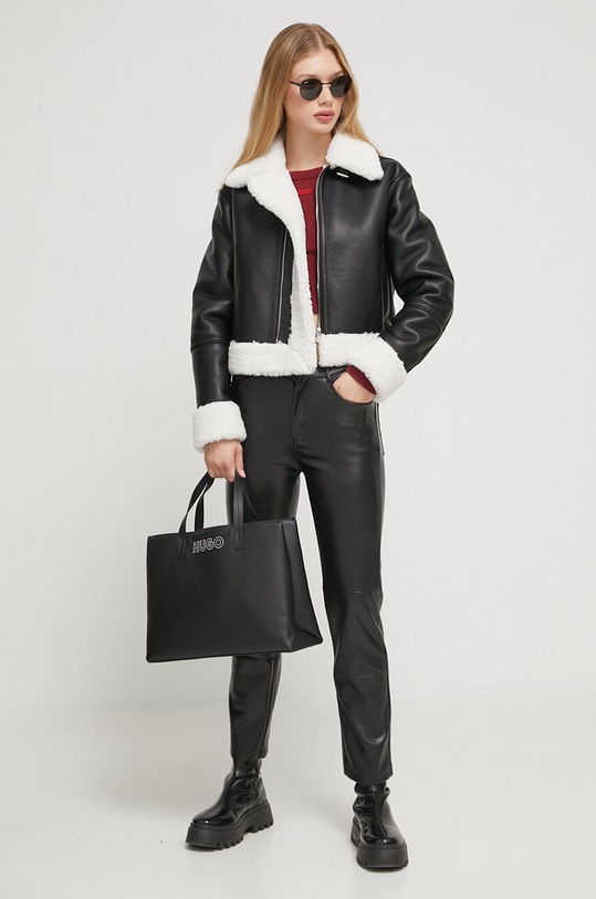 HUGO kurtka 50498405 czarny AW23