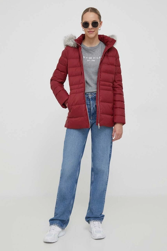 Tommy Hilfiger geaca de puf WW0WW39746 burgundia AW23