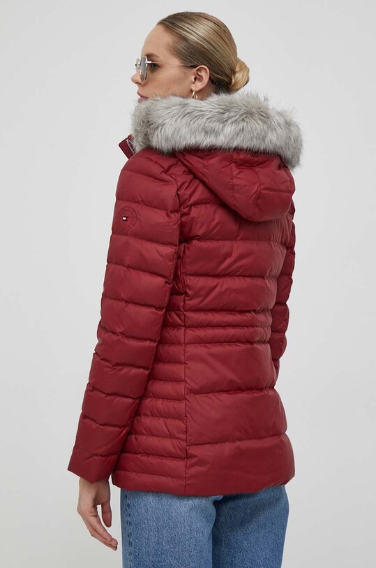 Îmbrăcăminte Tommy Hilfiger geaca de puf WW0WW39746 burgundia