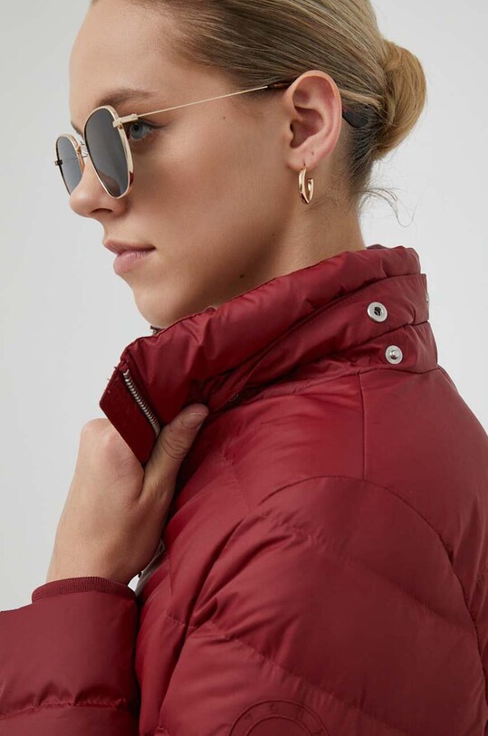 Tommy Hilfiger geaca de puf WW0WW39746 burgundia