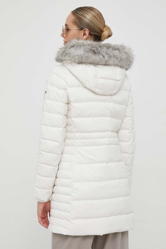 Páperová bunda Tommy Hilfiger WW0WW39747 béžová AW23