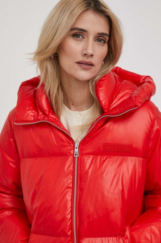 Tommy Hilfiger kurtka puchowa czerwony WW0WW40836