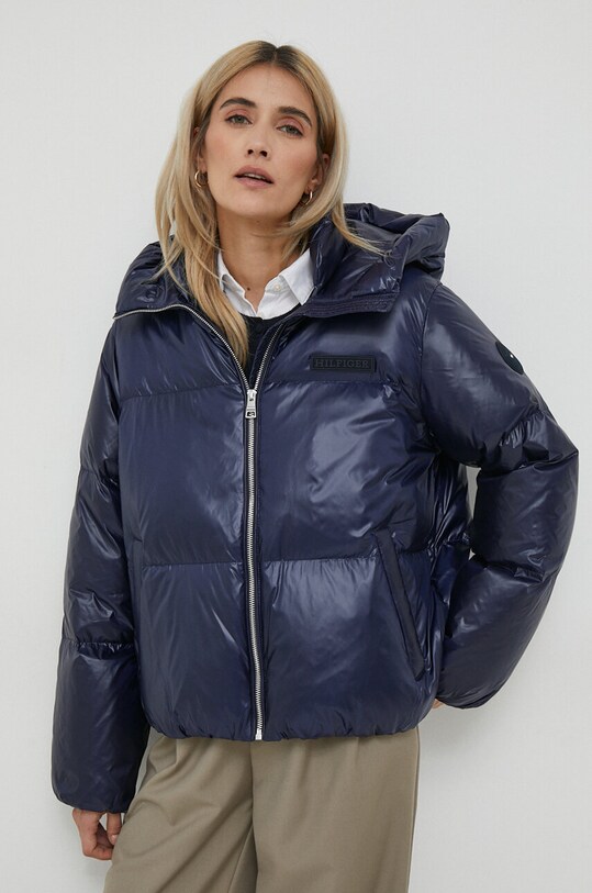 Tommy Hilfiger kurtka puchowa pozostałe granatowy WW0WW40836