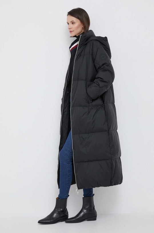 Tommy Hilfiger geacă de puf WW0WW38918 negru AW23