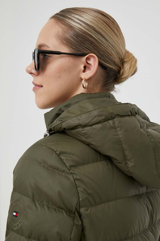 Пухова куртка Tommy Hilfiger зелений WW0WW39745
