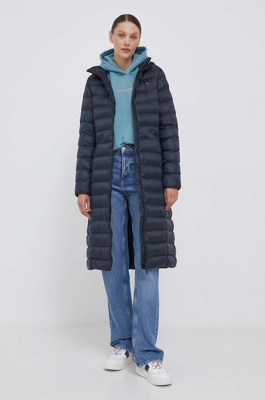 Tommy Hilfiger geaca cu captuseala bleumarin WW0WW39863