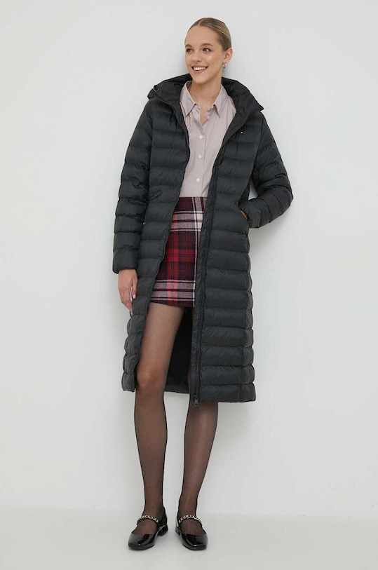 Яке Tommy Hilfiger лека изолация черен WW0WW39863