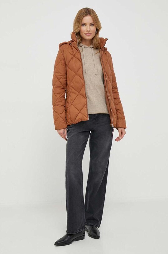 Tommy Hilfiger kurtka WW0WW40327 brązowy AW23