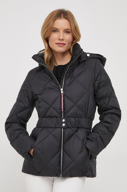 Tommy Hilfiger geaca cu captuseala negru WW0WW40327