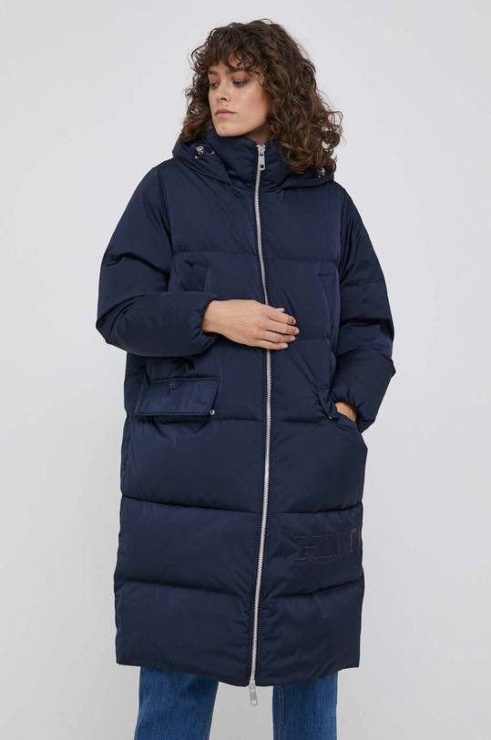 Пуховая куртка Tommy Hilfiger с утеплением тёмно-синий WW0WW40834