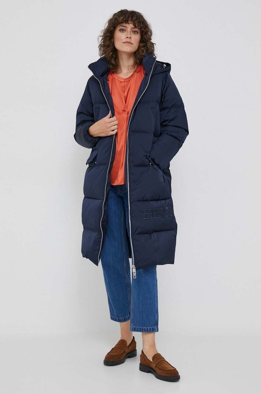 Пуховая куртка Tommy Hilfiger WW0WW40834 тёмно-синий AW23