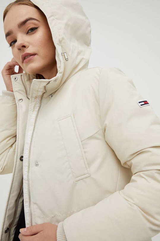 Пухова куртка Tommy Jeans бежевий DW0DW14684