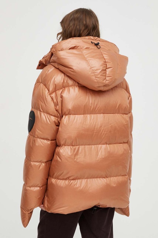 Ρούχα Μπουφάν με επένδυση από πούπουλα MMC STUDIO Ilona ILONA.BASIC πορτοκαλί