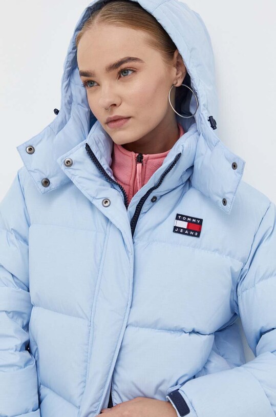 Tommy Jeans kurtka puchowa niebieski DW0DW14287