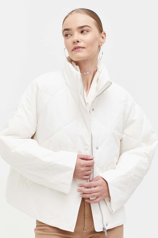 Tommy Jeans kurtka bez kaptura beżowy DW0DW16567