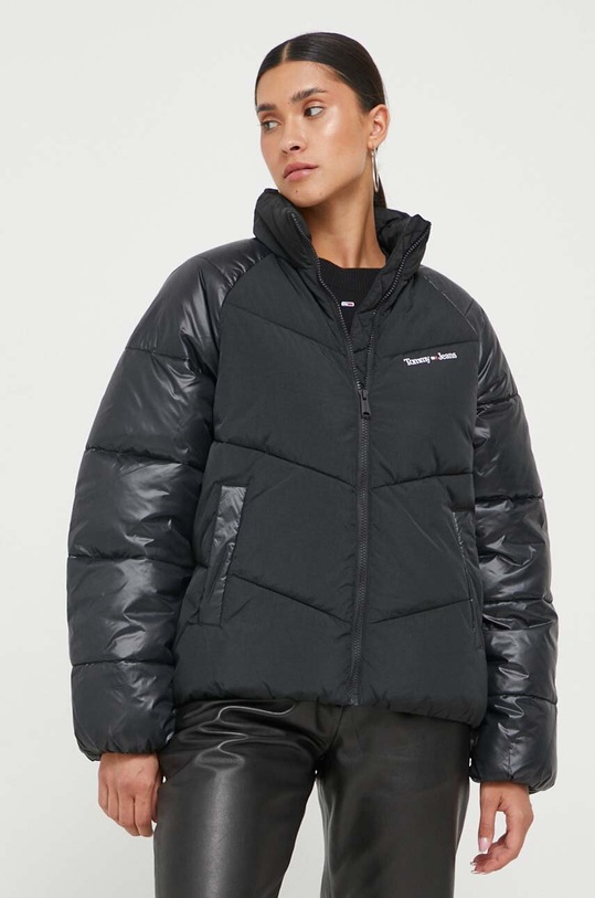 Tommy Jeans kurtka bez kaptura czarny DW0DW16568