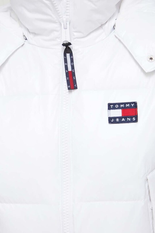 Μπουφάν με επένδυση από πούπουλα Tommy Jeans DW0DW16572 λευκό