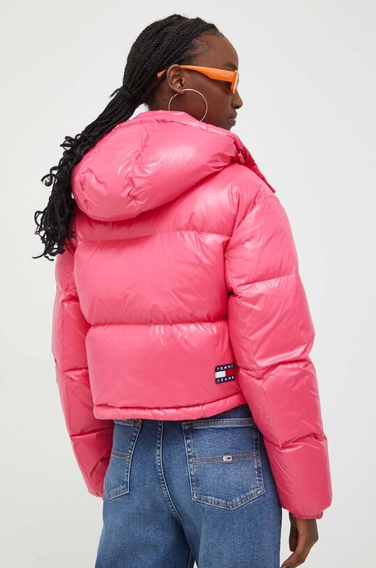 Oblečení Péřová bunda Tommy Jeans DW0DW16572 růžová