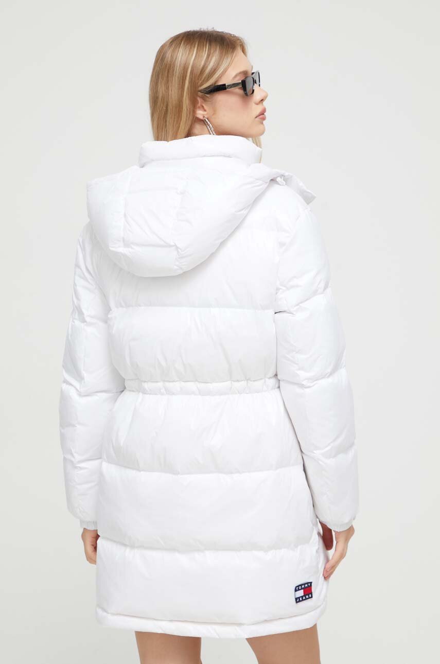 Odzież Tommy Jeans kurtka puchowa DW0DW16573 biały