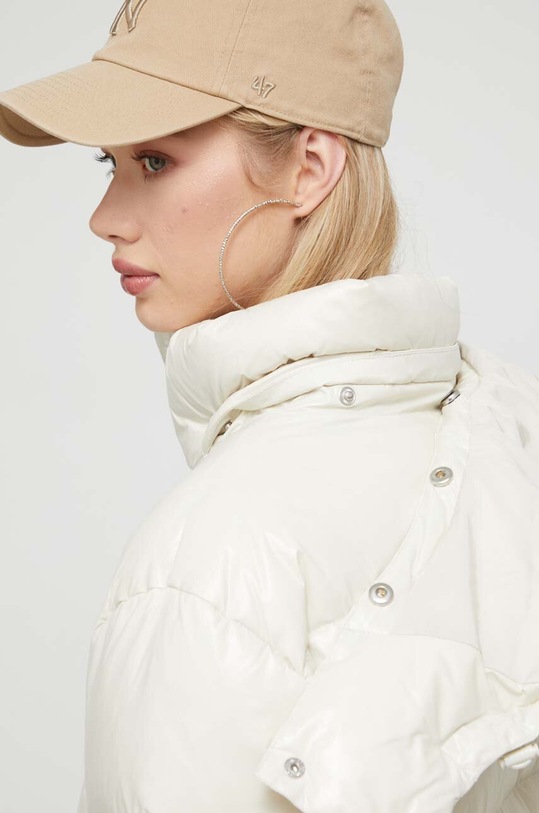 Péřová bunda Tommy Jeans DW0DW16573 béžová