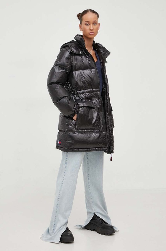 Tommy Jeans kurtka puchowa DW0DW16573 czarny AW23