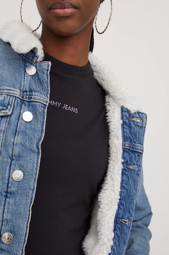 Tommy Jeans kurtka jeansowa DW0DW16833 niebieski