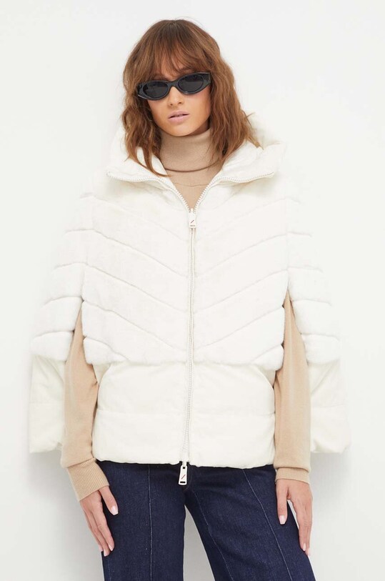 After Label vesta din puf reversibila cu captuseala bej AL327.P043.TP