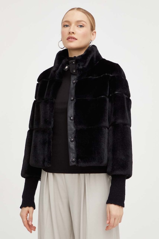 Μπουφάν Patrizia Pepe μαύρο 2O0107.E5T7