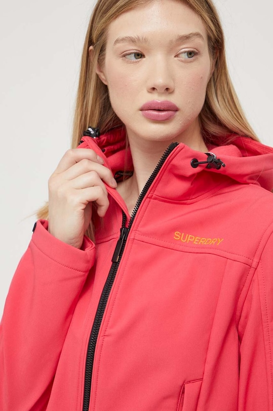 Superdry kurtka W5011443A.WQ9 różowy AW23