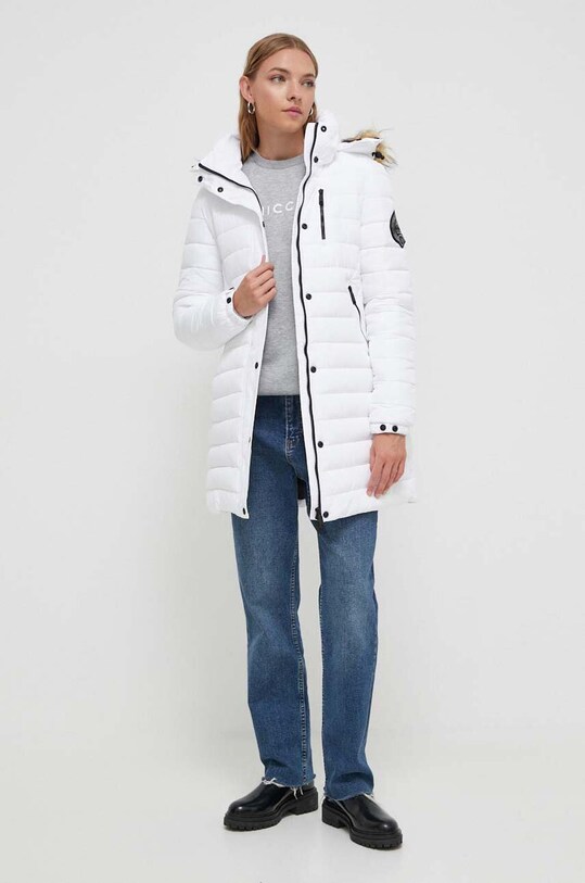 Superdry geaca W5011564A.04C alb AW23