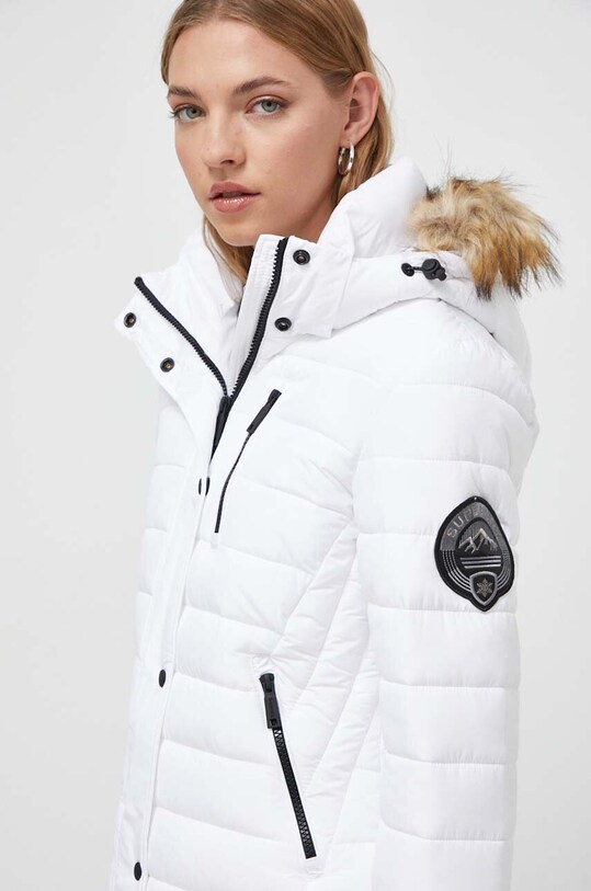 Superdry geaca alb W5011564A.04C