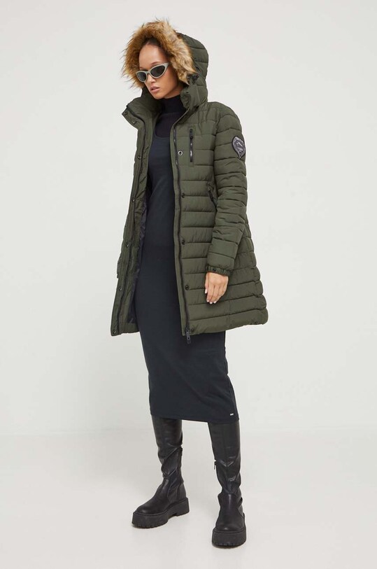 Superdry kurtka pozostałe zielony W5011564A.1IP