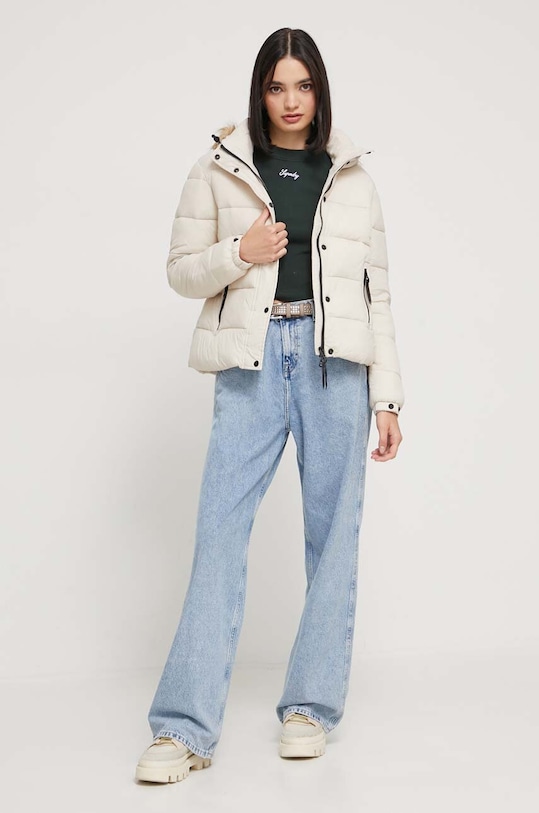 Bunda Superdry W5011569A.1KI béžová AW23
