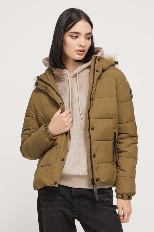 Куртка Superdry з капюшоном зелений W5011569A.9ZI