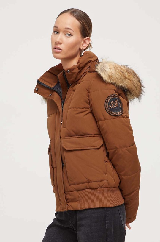 Superdry kurtka pozostałe brązowy W5011576A.9QB