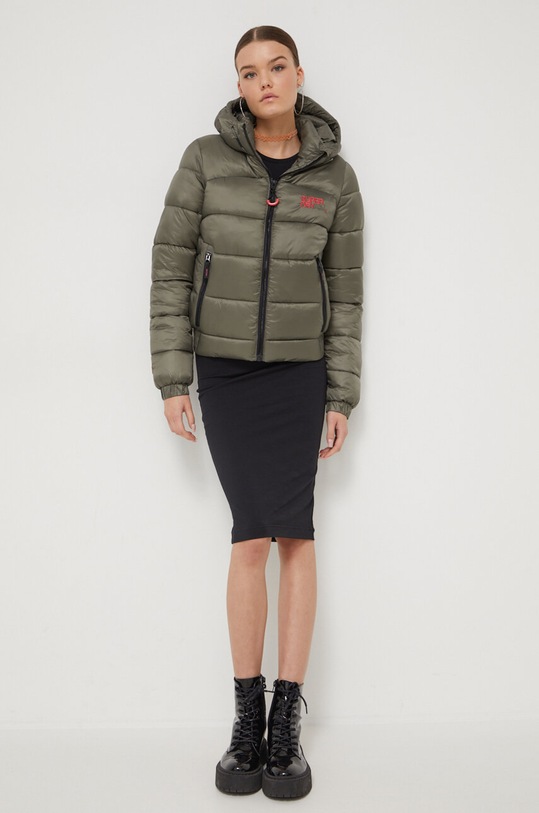 Superdry kurtka pozostałe zielony W5011590A.GKW