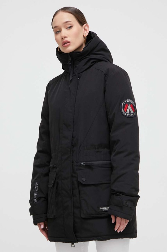 Superdry kurtka pozostałe czarny W5011596A.02A