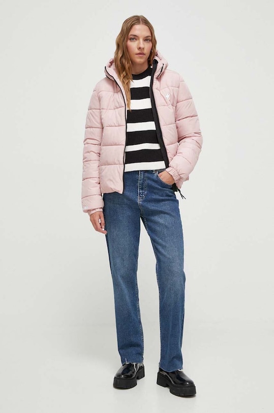 Superdry kurtka W5011630A.9EE różowy AW23