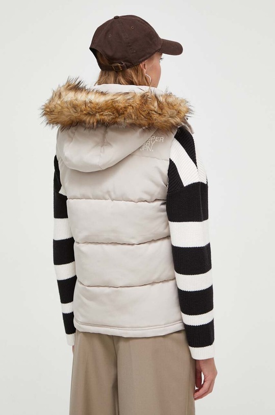 Ρούχα Αμάνικο μπουφάν Superdry W5011551A.7MO μπεζ