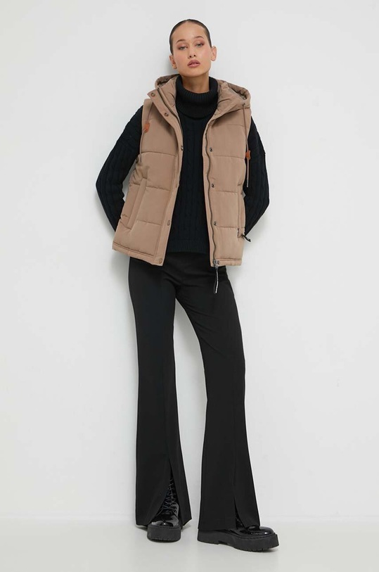 Superdry bezrękawnik W5011552A.8KO beżowy AW23