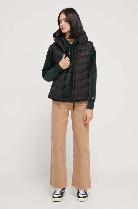 Superdry bezrękawnik W5011560A.02A czarny AW23